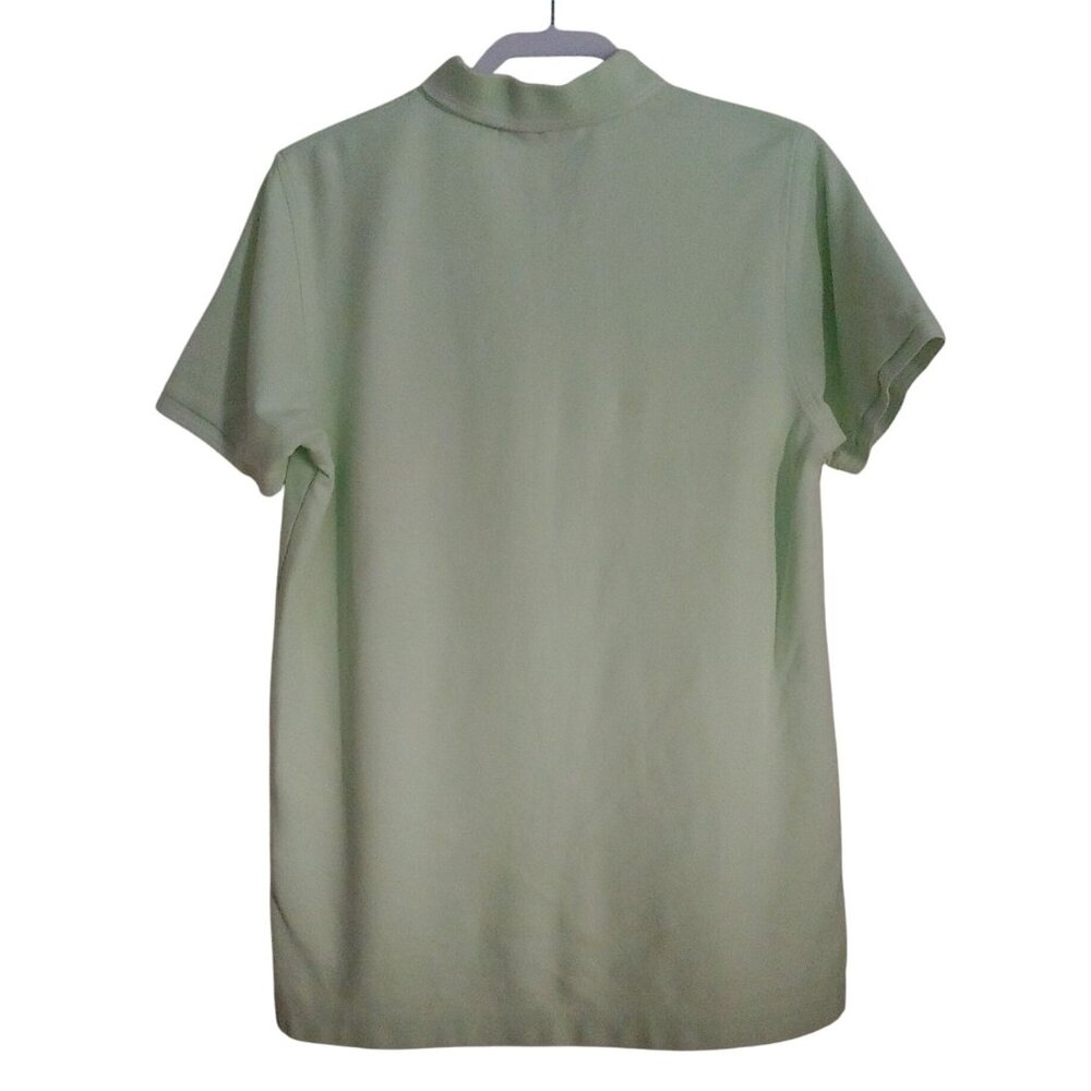 Hell Bunny Light Green Polo Shirt Streetwear Alternative Mens Short S - Picture 2 of 9